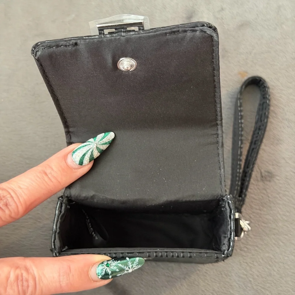 Givenchy Black Embossed Wristlet Coin Purse and AirPods Holder - GWP - Picture 9 of 12